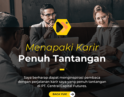 Karir Penuh Tantangan di PT. Central Capital Futures