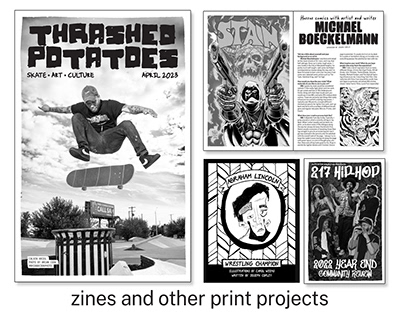 Zines and other print projects