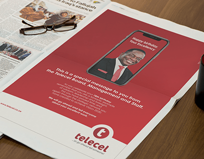 Telecel - President's Birthday Full Page Advert