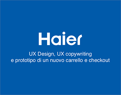 New cart + checkout - HAIER EUROPE
