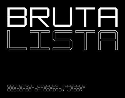 Brutalista – Typeface