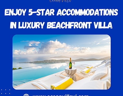 Enjoy 5-Star Accommodations in Luxury Beachfront Villa