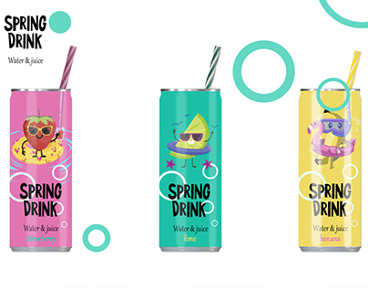 Spring Drink - concept for packaging design