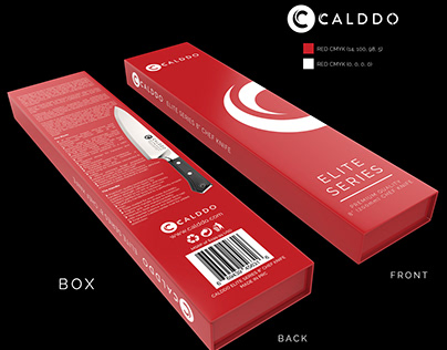 Label and Packaging Design for Calddo Knives