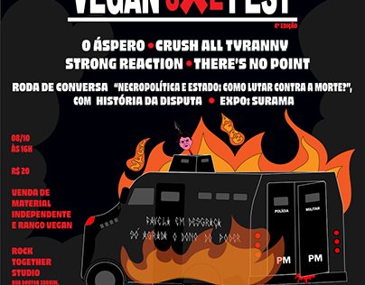 Cartaz Vegan sxe Fest