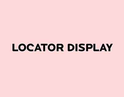 Locator Display typeface