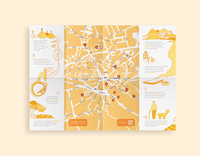 Alberobello Monumento Abitato - Illustrated maps