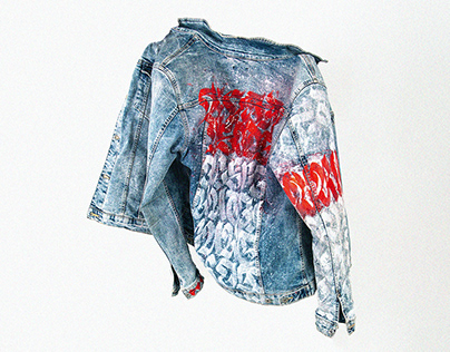 Behind a side / calligraphy jacket