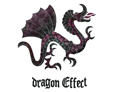 Epic Dragon illustration for t-shirts print