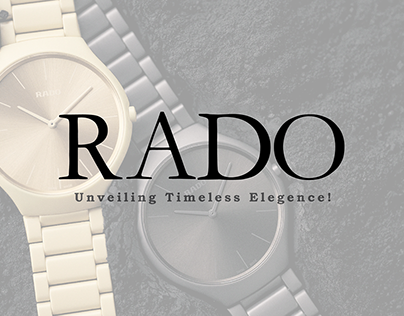 Rado - Trifold Brochure Design