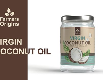 CocoNut Oil Jar Mockup.