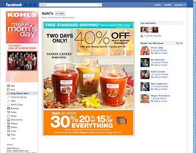 Khol's Digital Campaign for Yankee Candle