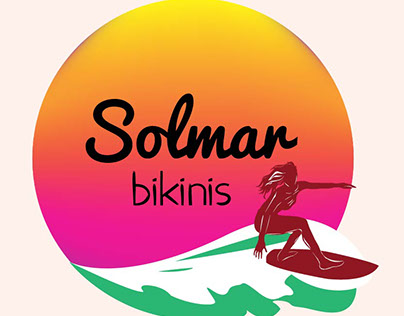 Logotipo Solmar bikinis.