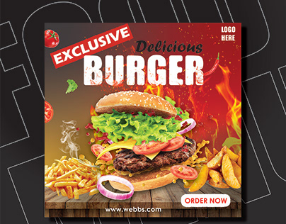Burger Poster design