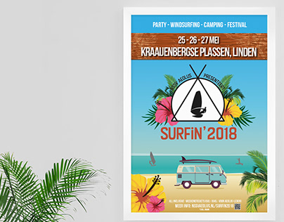 Festival poster Surfin' 2018