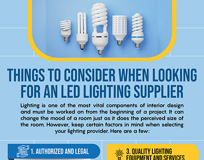 What to Look for an LED Lighting Supplier?