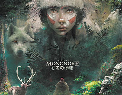 Tribute Art to Mononoke Hime Film