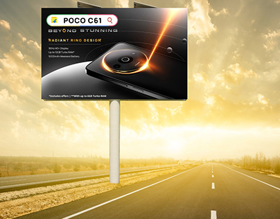 Poco C61 advertising banner