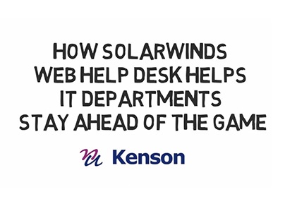 SolarWinds Web Help Desk Helps