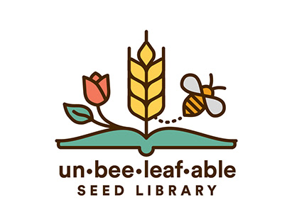 Un-Bee-Leaf-Able Seed Library logo