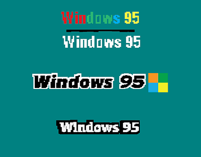 Windows 95 Aesthetic Type