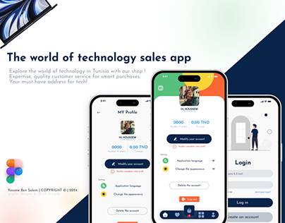 Technology sales app | UI/UX Design | Figma