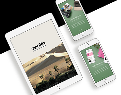 ZENITH I Site web I Application mobile I Magazine