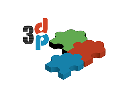 Crafting Dimension: 3D Puzzle Logo Design