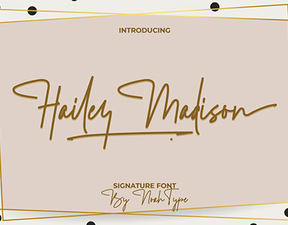 Hailey Madison Font