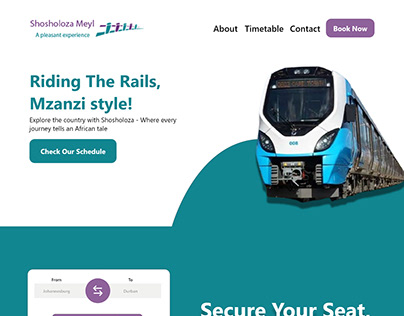 Project thumbnail - Metro Rail Web Design
