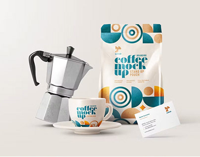 Free - Coffee Branding Mockup Set