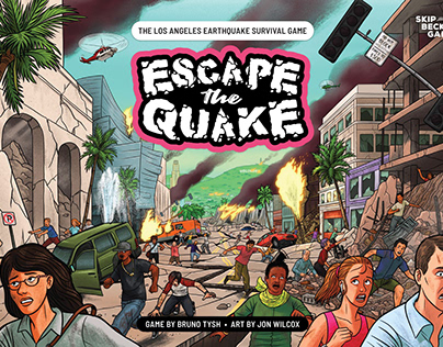 Escape the Quake Board Game