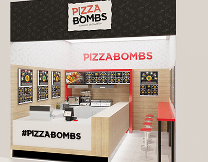 PIZZA BOMBS retail outlet, Novosibirsk (Russia)