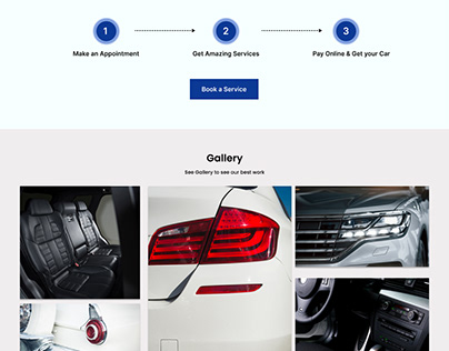 Car web App Design