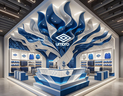 Umbro store design plan generated by AI