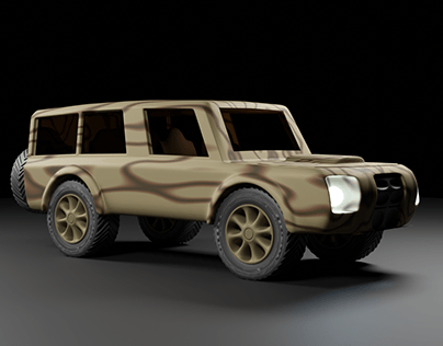 Army Jeep 3D
