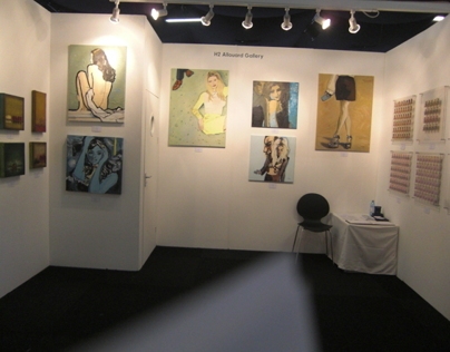 Joanna Glazer at the Affordable Art Fair London 2012