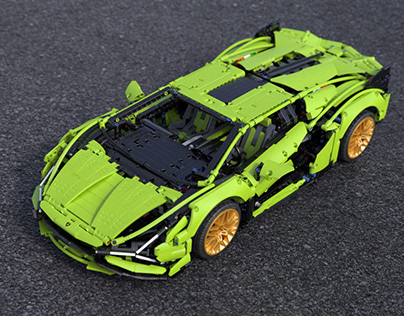 LEGO Lamborghini Sián - CGI