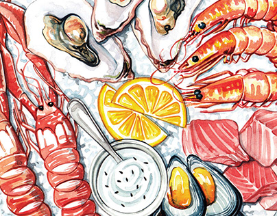Watercolour Food Illustrations