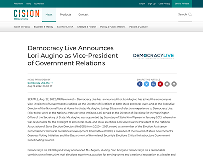 Lori Augino: Vice-President of Government Relations