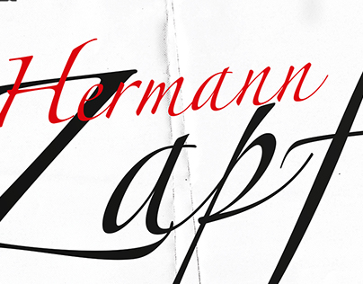Hermann Zapf Typographic Poster