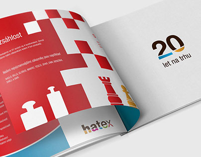 grafický návrh brožur firmy Hatex