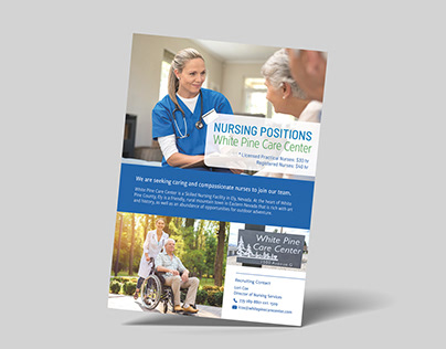 Nursing Recruitment Flyer Design