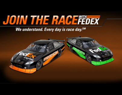 FedEx Racing Package Tracker
