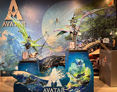 Avatar The Way of Water Jake Sully & Neytiri & Banshee