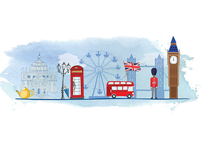 London Skyline Illustration