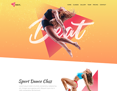 Danzarro – Dance Classes Elementor Template