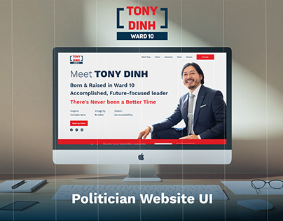 Tony Dinh Website UI | Politician Website