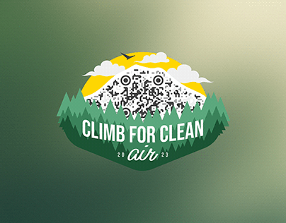 Climb for Clean Air QR code