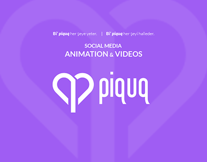 Piquq Mobil App - Animation Videos Social Media